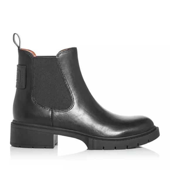 Coach Shoes - COACH Lyden Leather Bootie Black